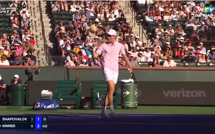 Sinner vào vòng 4 Master 1000 Indian Wells