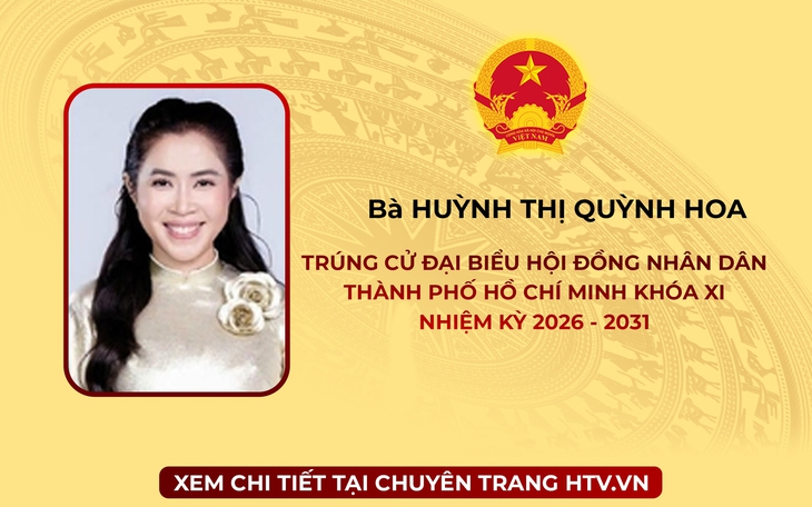 Bà Huỳnh Thị Quỳnh Hoa trúng cử Đại biểu Hội đồng nhân dân TP. Hồ Chí Minh Khóa XI nhiệm kỳ 2026 - 2031