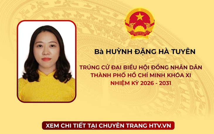 Bà Huỳnh Đặng Hà Tuyên trúng cử Đại biểu Hội đồng nhân dân TP. Hồ Chí Minh Khóa XI nhiệm kỳ 2026 - 2031