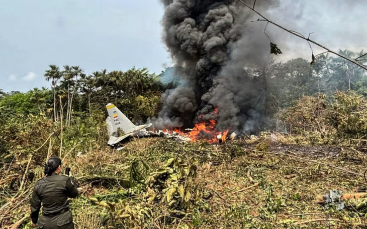 Vụ rơi máy bay Colombia: Thêm nhiều người thiệt mạng