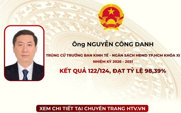 Tóm tắt tiểu sử ông Nguyễn Công Danh - Trưởng Ban Kinh tế - Ngân sách HĐND TP. Hồ Chí Minh khóa XI