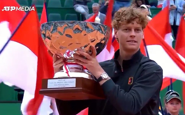 Giành danh hiệu Monte Carlo, Jannik Sinner trở lại ngôi số 1 thế giới