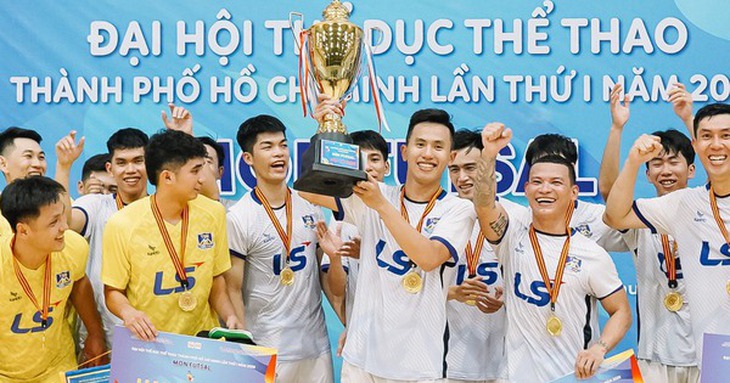 Hồ Văn Ý và Chánh Hưng Thái Sơn Nam vô địch Đại hội TDTT TP. Hồ Chí Minh