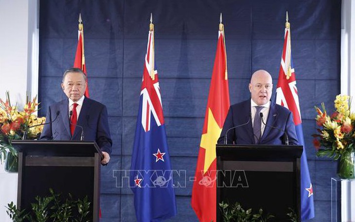 Toàn văn Tuyên bố chung giữa Việt Nam và New Zealand nhân chuyến thăm cấp Nhà nước của Tổng Bí thư, Chủ tịch nước Tô Lâm tới New Zealand