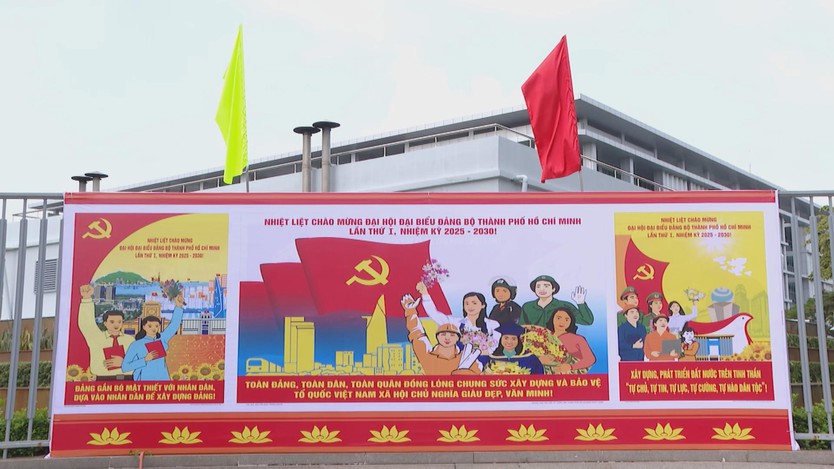 Chỉnh trang đô thị lan tỏa không khí chào mừng Đại hội Đảng bộ TP. Hồ Chí Minh  - Ảnh 2.