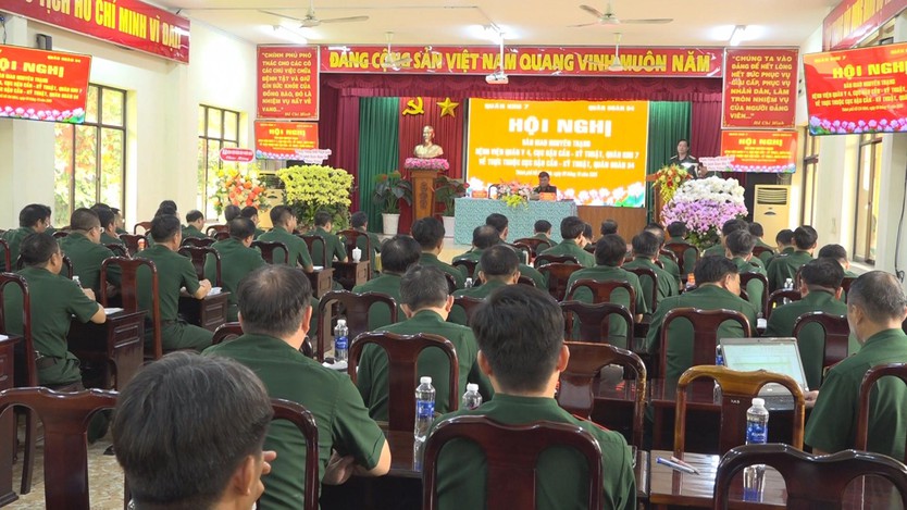 Bàn giao nguyên trạng Bệnh viện Quân y 4 về Cục Hậu cần – Kỹ thuật Quân đoàn 34 - Ảnh 5.