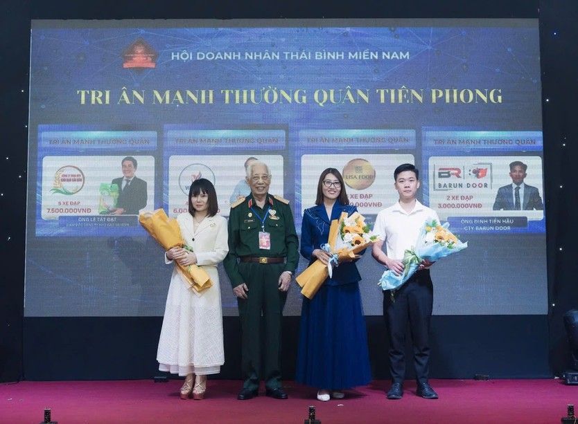 Hội doanh nhân Thái Bình miền Nam ra mắt "Quỹ trái tim Thái Bình" - Hơn 200 xe đạp đã được tiếp nhận - Ảnh 1.