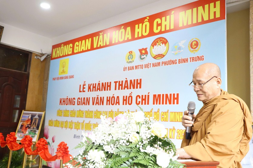 Khánh thành Không gian văn hóa Hồ Chí Minh tại Pháp viện Minh Đăng Quang- Ảnh 2.