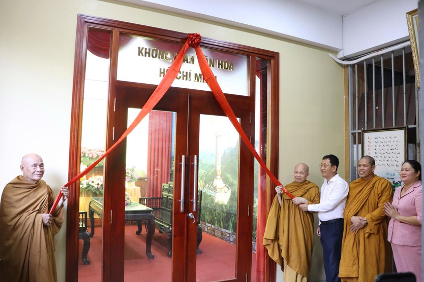 Khánh thành Không gian văn hóa Hồ Chí Minh tại Pháp viện Minh Đăng Quang- Ảnh 1.