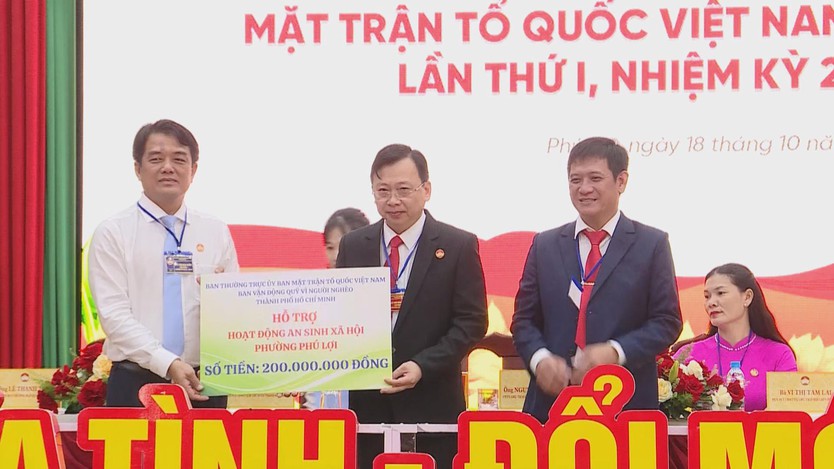 Đại hội đại biểu Mặt trận Tổ quốc Việt Nam phường Phú Lợi- Ảnh 3.