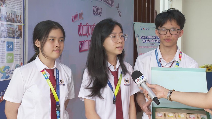 Học sinh đề xuất nhiều sáng kiến xây dựng xã hội bền vững - Ảnh 4.