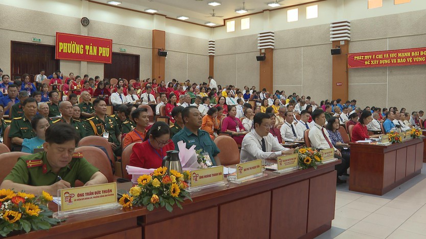 Đại hội Mặt trận Tổ quốc Việt Nam phường Tân Phú hướng đến nhiệm kỳ mới đoàn kết và phát triển- Ảnh 3.