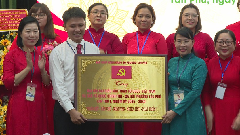 Đại hội Mặt trận Tổ quốc Việt Nam phường Tân Phú hướng đến nhiệm kỳ mới đoàn kết và phát triển- Ảnh 2.