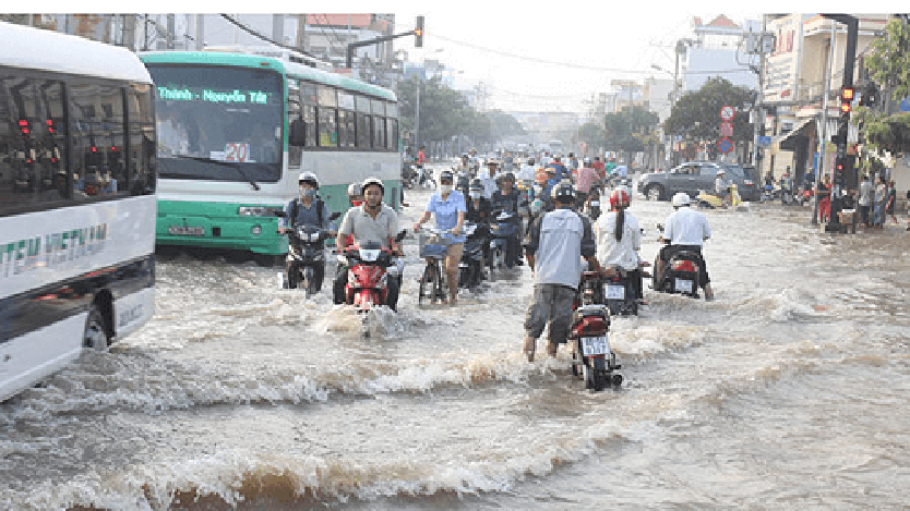 Cảnh báo triều cường dâng cao tại vùng ven biển phía Đông Nam Bộ- Ảnh 1.