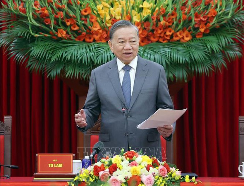 Phát biểu của Tổng Bí thư Tô Lâm tại cuộc gặp các đại biểu dự Hội thảo quốc tế Việt Nam học lần 7- Ảnh 1.