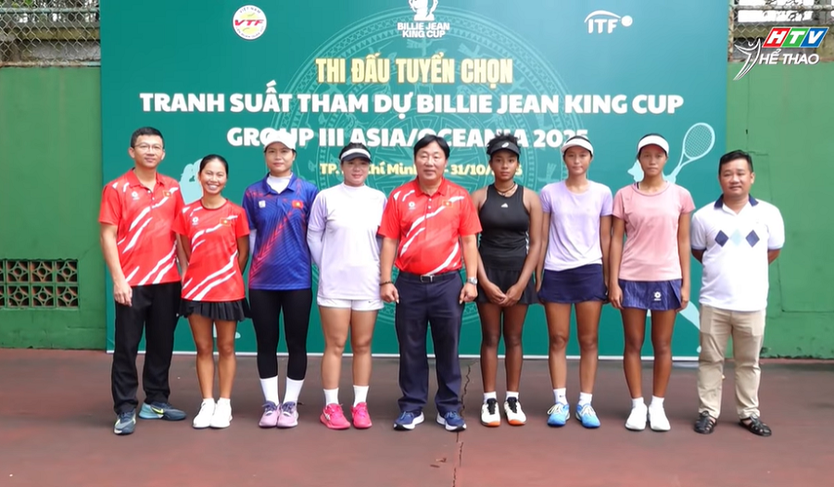 Khai mạc vòng tuyển chọn các tay vợt tham dự Billie Jean King Cup 2025 - Ảnh 1.