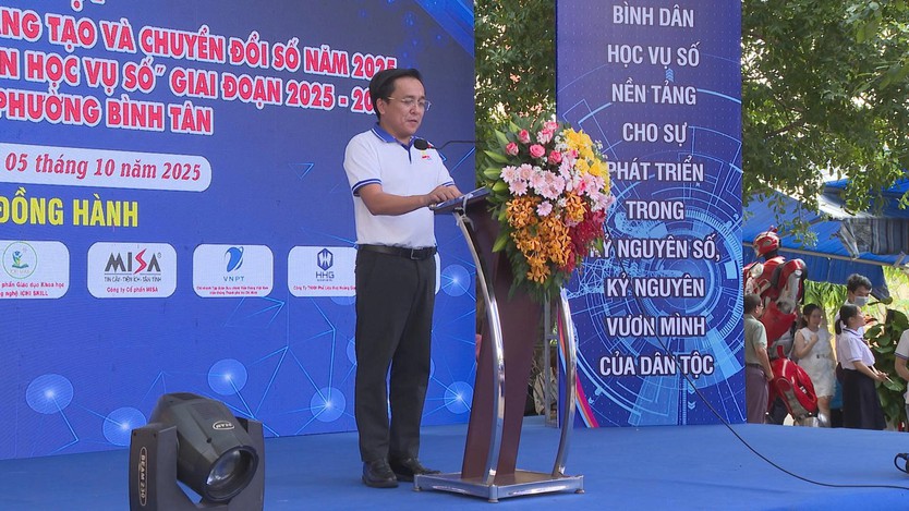 Phát động Phong trào “Bình dân học vụ số” tại phường Bình Tân- Ảnh 11.