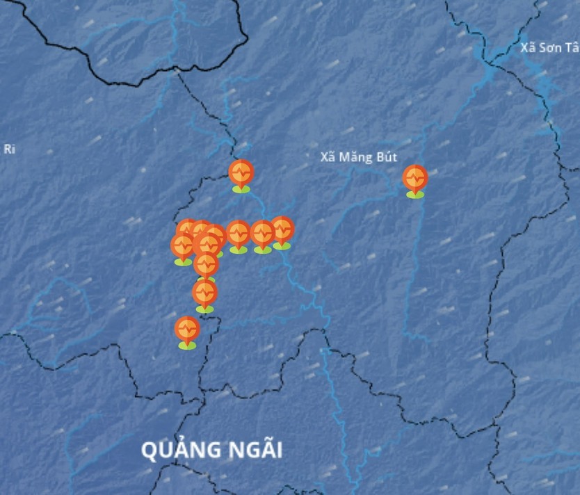 Động đất xuất hiện dồn dập, mạnh nhất đến 4,9 độ  - Ảnh 1.