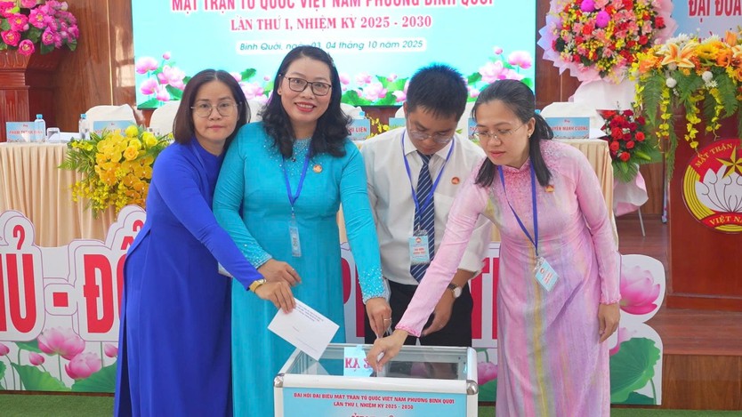 Đại hội đại biểu Mặt trận Tổ quốc Việt Nam phường Bình Quới lần thứ I, nhiệm kỳ 2025-2030 - Ảnh 3.