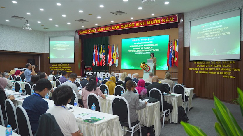 Hội thảo Quốc tế Seameo Retrac 2025: Quốc tế hóa trong Lãnh đạo và Quản lý Giáo dục Đại học- Ảnh 1.