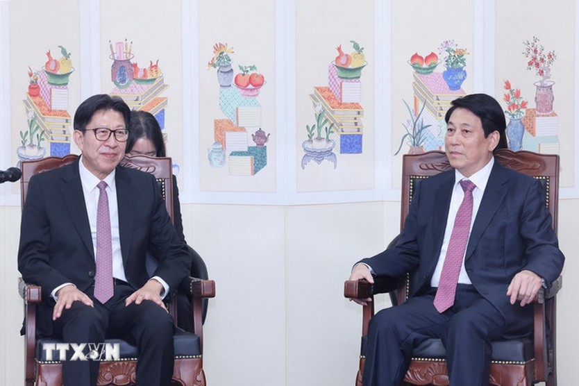 Chủ tịch nước Lương Cường tiếp Thị trưởng thành phố Busan - Ảnh 2.