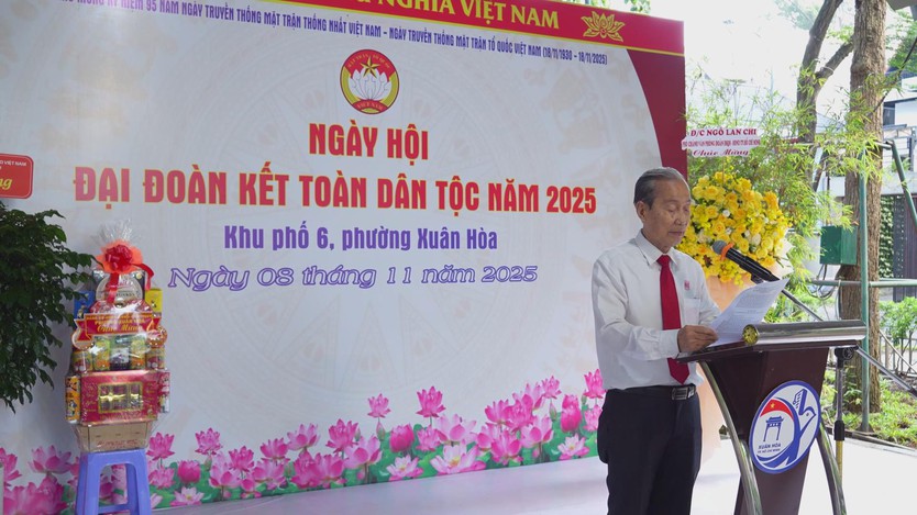 Ngày hội Đại đoàn kết toàn dân tộc phường Xuân Hòa năm 2025 - Ảnh 1.