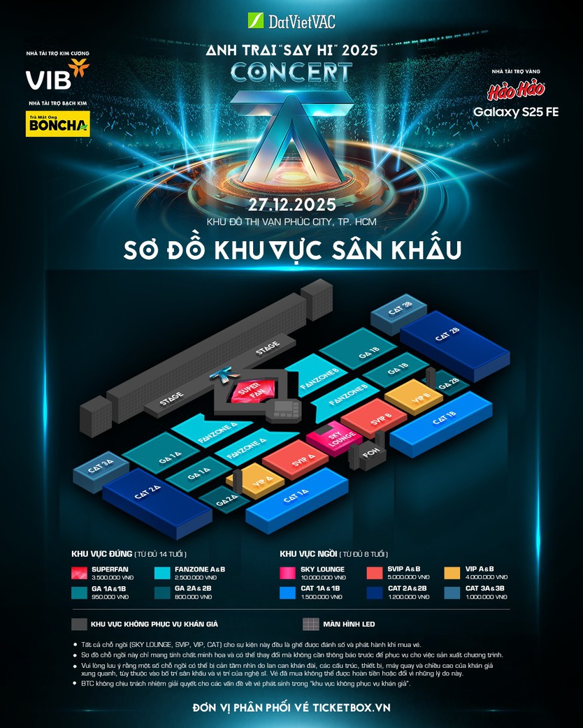 Concert Anh trai “Say hi” 2025 cháy vé Early Bird sau 1 giờ- Ảnh 4.