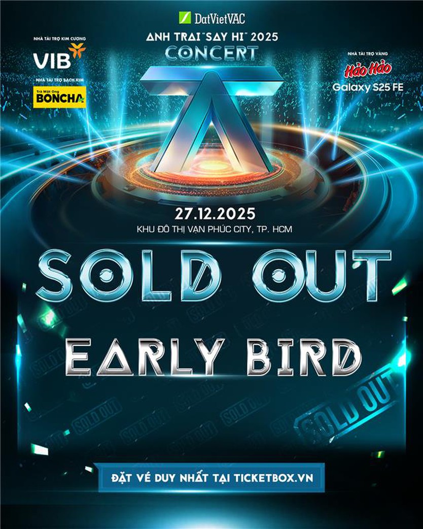 Concert Anh trai “Say hi” 2025 cháy vé Early Bird sau 1 giờ- Ảnh 1.
