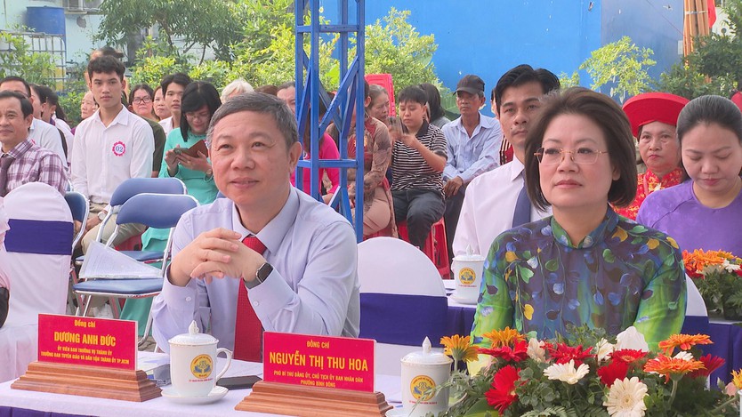 Ngày hội Đại đoàn kết toàn dân tộc tại phường Bình Đông- Ảnh 2.