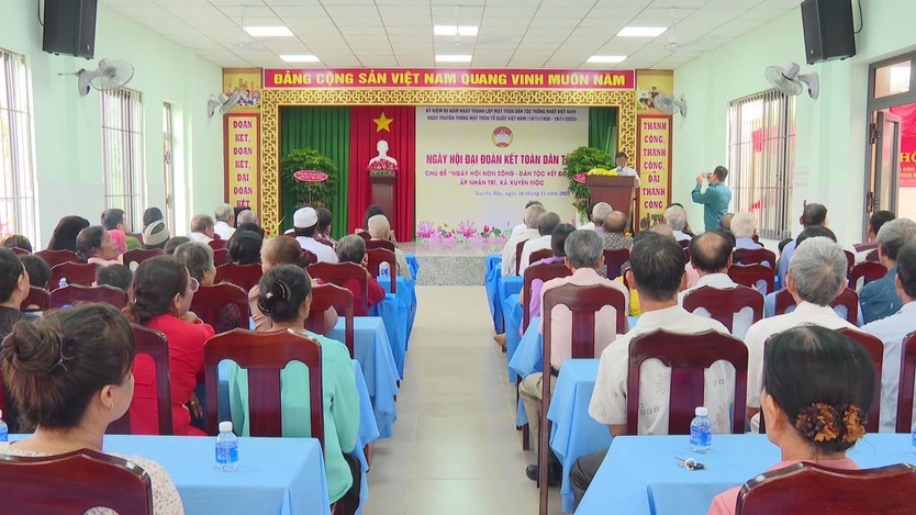 Ngày hội Đại đoàn kết toàn dân tộc tại ấp Nhân Trí, xã Xuyên Mộc: Hướng đến mục tiêu "An ninh - An sinh - An dân"- Ảnh 1.