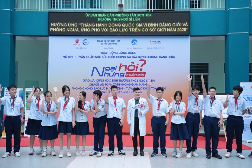 Học sinh khối lớp 9 tìm hiểu về kiến thức sức khỏe vị thành niên qua dự án “Ngại hỏi nhưng muốn biết” - Ảnh 3.
