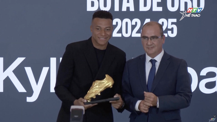 Kylian Mbappé nhận giải “Chiếc Giày Vàng” 2024-2025  - Ảnh 2.