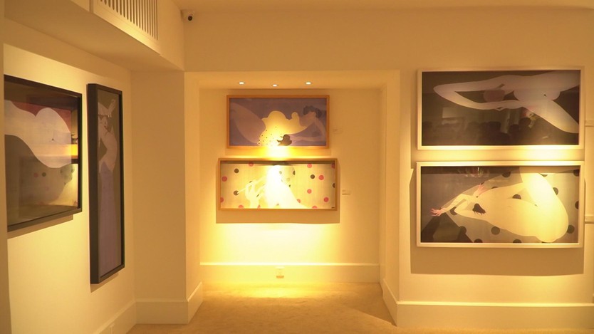 Những “nàng lụa” của họa sĩ Bùi Tiến Tuấn tại Thái Công Art Gallery - Ảnh 2.