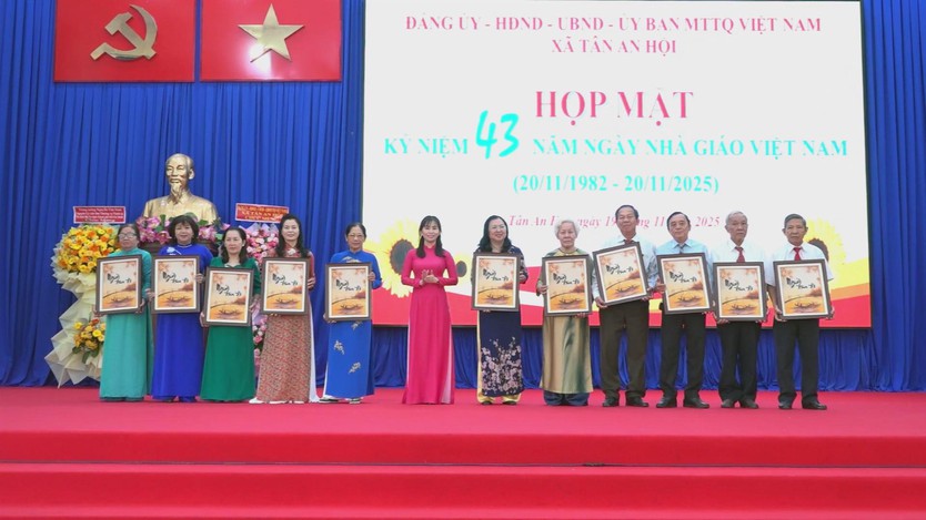 Xã Tân An Hội trao học bổng khuyến tài cho học sinh có hoàn cảnh khó khăn- Ảnh 3.