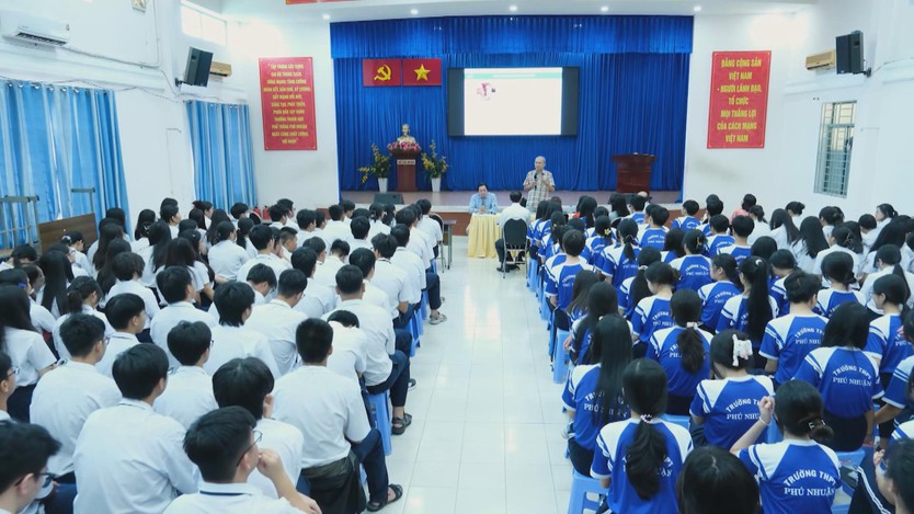 Trường THPT Phú Nhuận khánh thành thư viện mở- Ảnh 3.