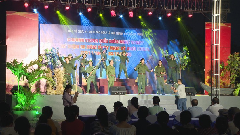 Chương trình văn nghệ kỷ niệm 85 năm Ngày Nam Kỳ Khởi Nghĩa - Ảnh 1.