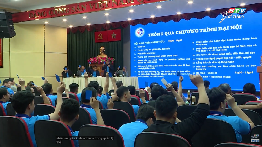 Đại hội Liên đoàn bóng bàn TP. Hồ Chí Minh lần thứ I, nhiệm kỳ 2025-2030- Ảnh 1.