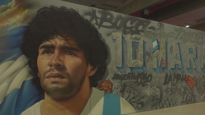 Triển lãm tôn vinh huyền thoại Maradona - Ảnh 3.