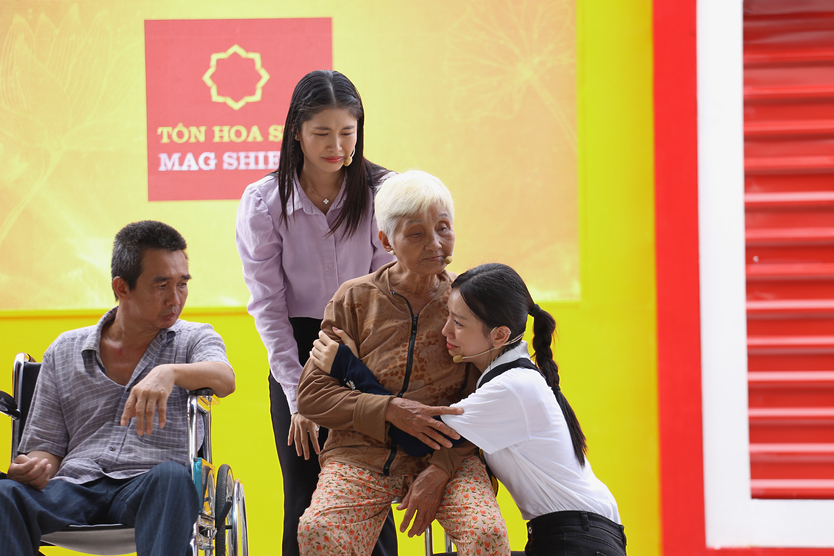 Đại Nghĩa lặng người trước cô bé nhịn ăn sáng vì "con quen rồi" - Mái ấm gia đình Việt - Ảnh 2.