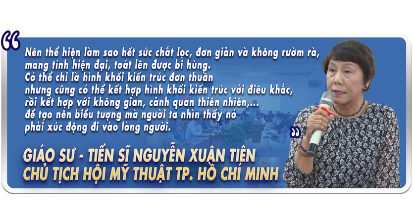 Nhiều chuyên gia tham gia góp ý về công trình Đài tưởng niệm nạn nhân Covid-19 - Ảnh 3.