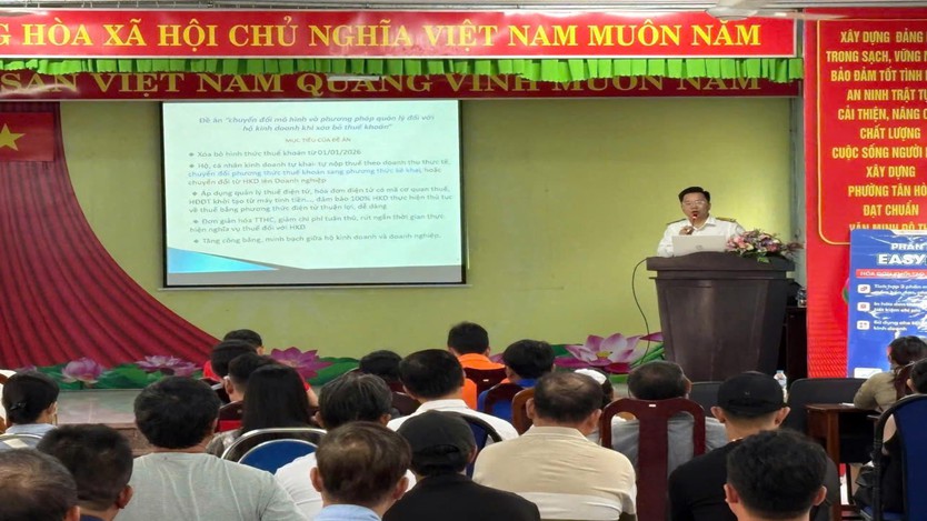 Cơ quan thuế chuyển đổi hơn 345.000 hộ kinh doanh sang kê khai phát động phong trào 60 ngày cao điểm - Ảnh 1.