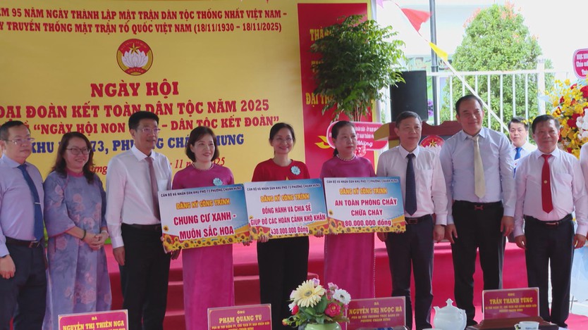 Lãnh đạo TP. Hồ Chí Minh trao tặng quà cho hộ gia đình khó khăn phường Chánh Hưng- Ảnh 3.