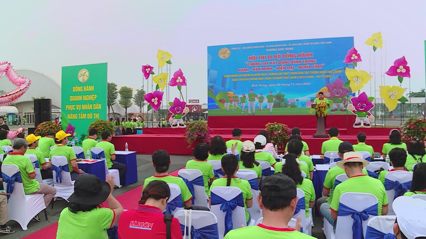 Lan tỏa sống xanh và kết nối cộng đồng qua Hội thi đi bộ tại phường Bình Trưng- Ảnh 1.