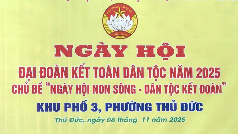 Ngày hội đại đoàn kết toàn dân tộc ở khu phố 3, phường Thủ Đức- Ảnh 1.