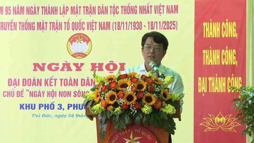Ngày hội đại đoàn kết toàn dân tộc ở khu phố 3, phường Thủ Đức- Ảnh 2.