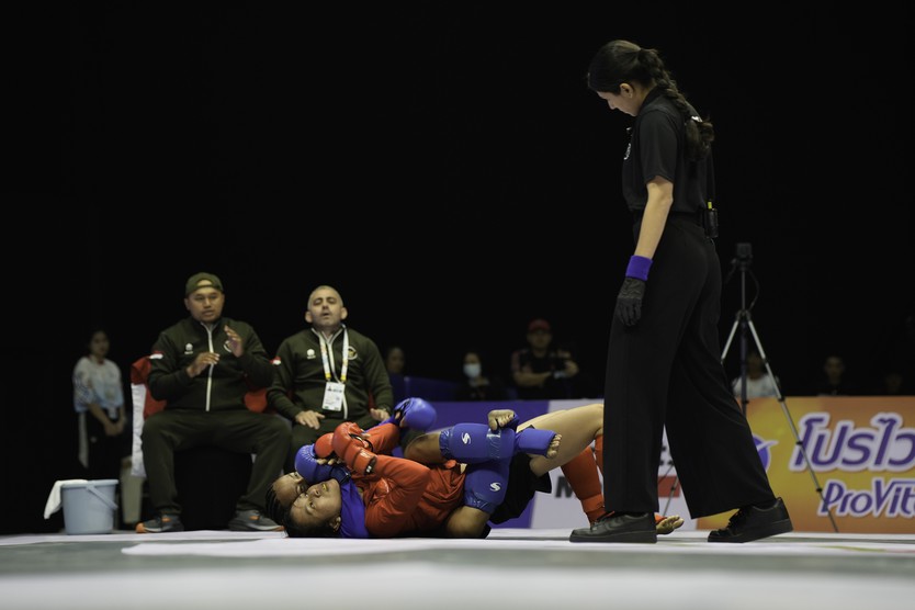 SEA Games 33: MMA Việt Nam - 3/6 võ sĩ giành quyền vào Chung kết - Ảnh 10.