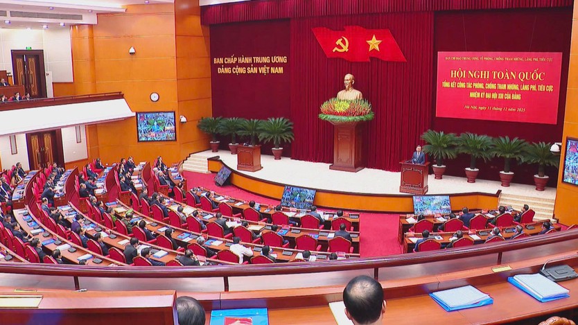 Tổng kết công tác phòng, chống tham nhũng, lãng phí, tiêu cực nhiệm kỳ Đại hội XIII- Ảnh 1.