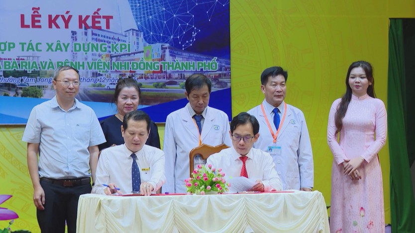 Bệnh viện Nhi đồng TP. Hồ Chí Minh ký kết hợp tác với Bệnh viện Đa khoa Bà Rịa- Ảnh 1.