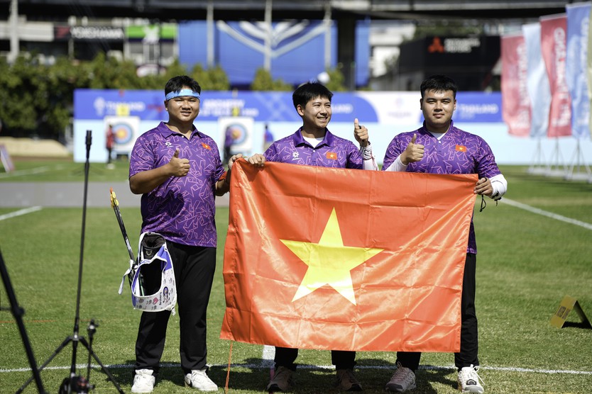 SEA Games 33: Bắn cung Việt Nam gặt hái thêm huy chương trong ngày 17/12- Ảnh 2.