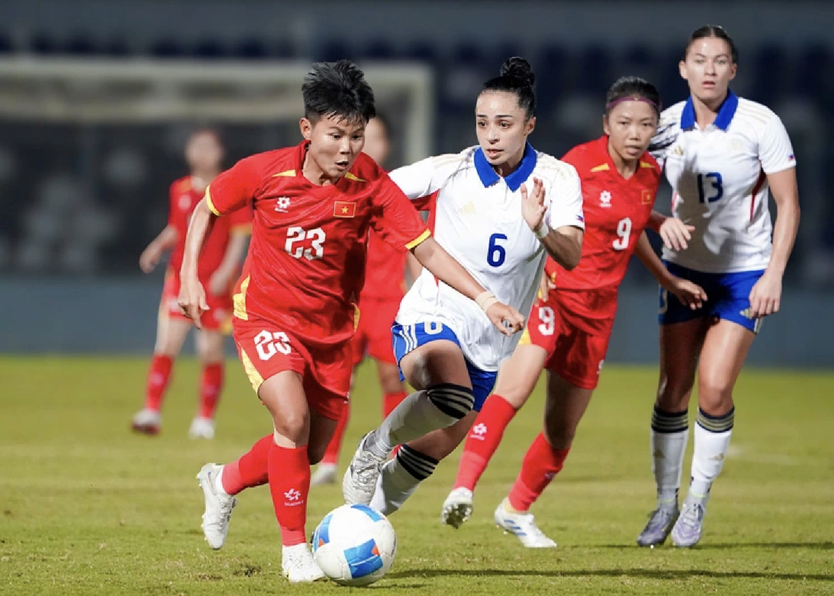 Tuyển nữ Việt Nam lỡ hẹn với HCV SEA Games 33- Ảnh 1.